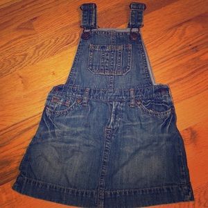 Never worn BabyGap Denim Overalls